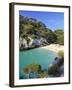 Spain, Balearic Islands, Menorca, Cala Macarelleta-Michele Falzone-Framed Photographic Print