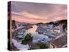 Spain, Balearic Islands, Menorca, Ciutadella, Historic Old Harbour and Old City Centre-Michele Falzone-Stretched Canvas