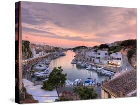 Spain, Balearic Islands, Menorca, Ciutadella, Historic Old Harbour and Old City Centre-Michele Falzone-Stretched Canvas