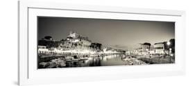 Spain, Balearic Islands, Menorca, Ciutadella, Historic Old Harbour and Old City Centre-Michele Falzone-Framed Photographic Print