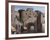 Spain, Barcelona, Bishop's Street with Ardiaca's House-null-Framed Giclee Print