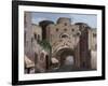 Spain, Barcelona, Bishop's Street with Ardiaca's House-null-Framed Giclee Print