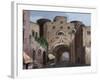 Spain, Barcelona, Bishop's Street with Ardiaca's House-null-Framed Giclee Print