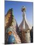 Spain, Barcelona, Casa Batllo, Roof Architecture-Steve Vidler-Mounted Photographic Print