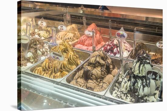 Spain, Barcelona, Gelato-Jim Engelbrecht-Stretched Canvas