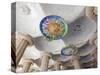 Spain, Barcelona, Guell Park, Ceiling Detail in the Hall of Columns-Steve Vidler-Stretched Canvas