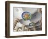 Spain, Barcelona, Guell Park, Ceiling Detail in the Hall of Columns-Steve Vidler-Framed Photographic Print