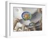 Spain, Barcelona, Guell Park, Ceiling Detail in the Hall of Columns-Steve Vidler-Framed Photographic Print