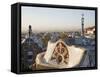 Spain, Barcelona, Guell Park, the Terrace-Steve Vidler-Framed Stretched Canvas