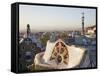 Spain, Barcelona, Guell Park, the Terrace-Steve Vidler-Framed Stretched Canvas