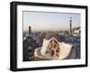 Spain, Barcelona, Guell Park, the Terrace-Steve Vidler-Framed Photographic Print