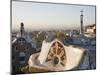 Spain, Barcelona, Guell Park, the Terrace-Steve Vidler-Mounted Photographic Print