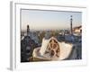 Spain, Barcelona, Guell Park, the Terrace-Steve Vidler-Framed Photographic Print