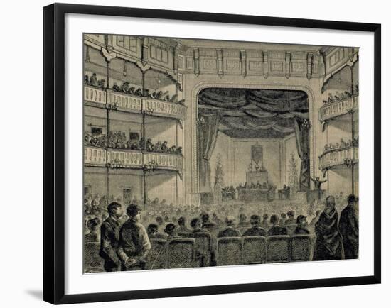 Spain, Barcelona, Labor Congress,-null-Framed Giclee Print