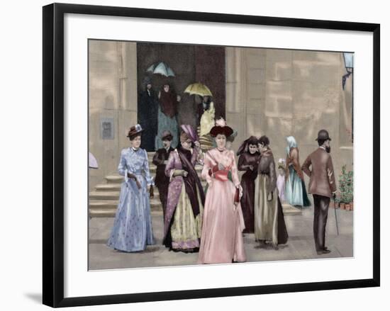 Spain, Barcelona, Mass Output-null-Framed Giclee Print