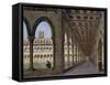 Spain, Barcelona, Monastery of Pedralbes, Cloister-null-Framed Stretched Canvas