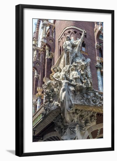 Spain, Barcelona, Music Palace-Jim Engelbrecht-Framed Photographic Print