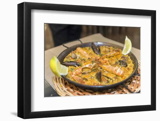 Spain, Barcelona, Paella-Jim Engelbrecht-Framed Photographic Print