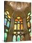 Spain, Barcelona, Sagrada Familia, Stained Glass Windows-Steve Vidler-Stretched Canvas