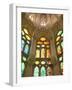 Spain, Barcelona, Sagrada Familia, Stained Glass Windows-Steve Vidler-Framed Photographic Print