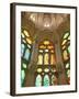 Spain, Barcelona, Sagrada Familia, Stained Glass Windows-Steve Vidler-Framed Photographic Print