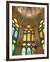 Spain, Barcelona, Sagrada Familia, Stained Glass Windows-Steve Vidler-Framed Photographic Print