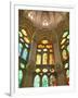 Spain, Barcelona, Sagrada Familia, Stained Glass Windows-Steve Vidler-Framed Photographic Print