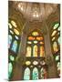 Spain, Barcelona, Sagrada Familia, Stained Glass Windows-Steve Vidler-Mounted Photographic Print