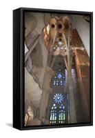 Spain, Barcelona, Sagrada Familia Temple-null-Framed Stretched Canvas