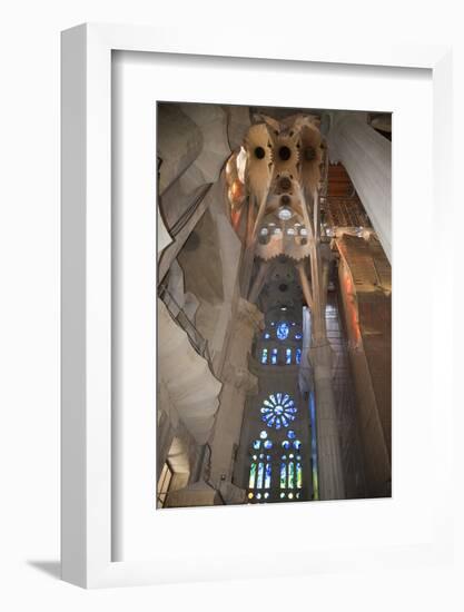 Spain, Barcelona, Sagrada Familia Temple-null-Framed Photographic Print