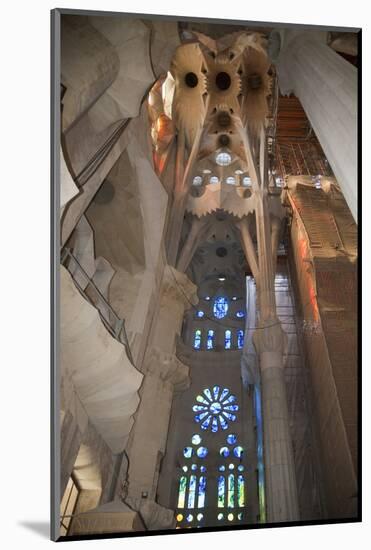 Spain, Barcelona, Sagrada Familia Temple-null-Mounted Photographic Print
