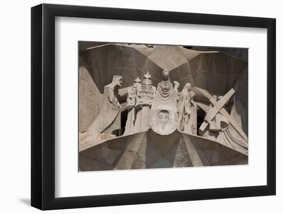 Spain, Barcelona, Sagrada Familia Temple-null-Framed Photographic Print