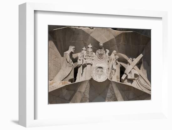 Spain, Barcelona, Sagrada Familia Temple-null-Framed Photographic Print