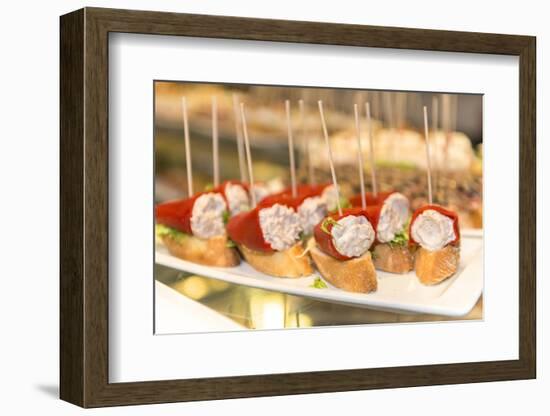 Spain, Barcelona, Tapas-Jim Engelbrecht-Framed Photographic Print