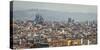 Spain, Barcelona. The cityscape viewed from the Palau Nacional.-Christopher Reed-Stretched Canvas