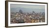 Spain, Barcelona. The cityscape viewed from the Palau Nacional.-Christopher Reed-Framed Photographic Print