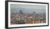 Spain, Barcelona. The cityscape viewed from the Palau Nacional.-Christopher Reed-Framed Photographic Print