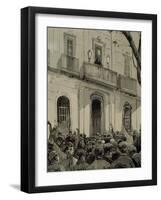 Spain, Barcelona, Working Demonstration-null-Framed Giclee Print