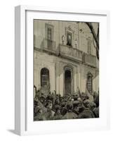 Spain, Barcelona, Working Demonstration-null-Framed Giclee Print