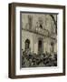 Spain, Barcelona, Working Demonstration-null-Framed Giclee Print