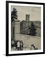 Spain, Barcelona, Working Demonstration-null-Framed Giclee Print