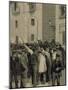 Spain, Barcelona, Working Demonstration-null-Mounted Giclee Print