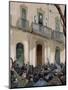 Spain. Barcelona. Working Demonstration-null-Mounted Giclee Print