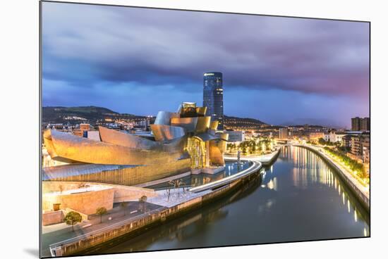 Spain, Basque Country, Bilbao. Guggenheim Museum by Canadian Architect Frank Gehry-Matteo Colombo-Mounted Photographic Print