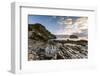 Spain, Basque Country, San Juan De Gaztelugatxe. Rocky Beach Near the Islet, at Sunrise-Matteo Colombo-Framed Photographic Print