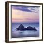 Spain, Basque, Ondarroa, Rock Formations at Sea-Shaun Egan-Framed Photographic Print