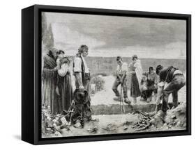 Spain, Burial,-null-Framed Stretched Canvas