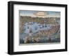 Spain, Cadiz, City and Port, Engraving-null-Framed Giclee Print