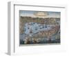 Spain, Cadiz, City and Port, Engraving-null-Framed Giclee Print