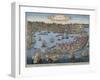 Spain, Cadiz, City and Port, Engraving-null-Framed Giclee Print